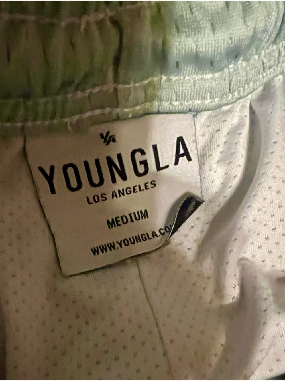 ⚪️ YoungLA Block Party 141 Mesh Shorts - Picture 5 of 5